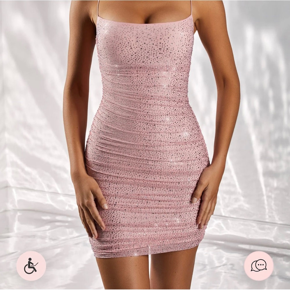 Oh Polly sparkly mini dress